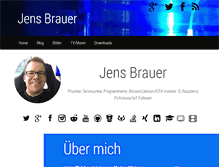 Tablet Screenshot of jens-brauer.de